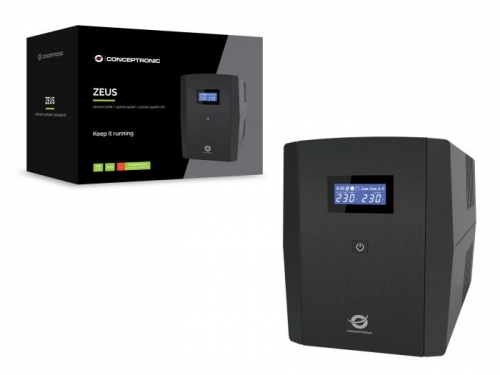 UPS Conceptronic ZEUS08E 1500VA 900W UPS, IEC