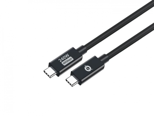 Cabo de dados ETTA04B12 USB 4.0 Gen 3 com carregamento rápido de 240 W, 1,2 m, 5 A, 40 Gbps, 8 kHz, certificação E-Mark | ETTA04B12