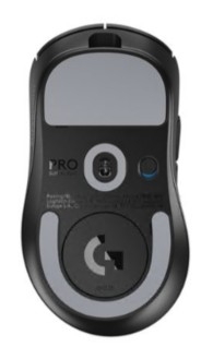 Rato Logitech G PRO X SUPERLIGHT 2 DEX ergonómico gaming para direita óptico 5 botões sem fios, com cabo 2.4 GHz, USB preto