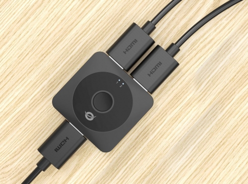 Switch HDMI 2.0 bidirecional de 2 portas, 4K60Hz Conceptronic SELENE01B