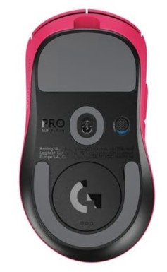 Rato Logitech G PRO X SUPERLIGHT 2 DEX ergonómico para direita óptico 5 botões sem fios, com cabo 2.4 GHz, USB rosa, 910-007373
