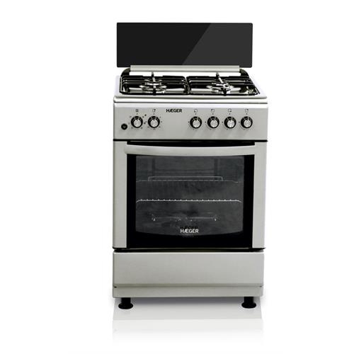 FOGÃO GÁS HAEGER GCSS6009B 4 ZONAS CLASSE A