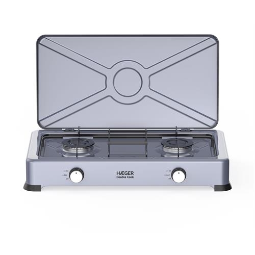 FOGÃO PORTÁTIL HAEGER DOUBLECOOKGC02E022A