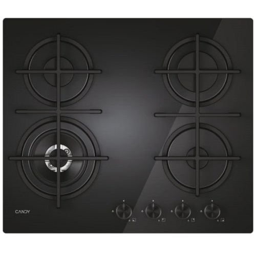 Placa a Gás Natural Candy CVG6BF4WTB Cristalgás 