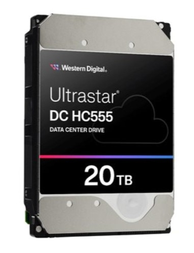 Disco rígido Centro de Dados WD Ultrastar DC HC555 0B47749 - 20 TB 3.5" SAS 12Gb/s 7200 rpm buffer: 512 MB