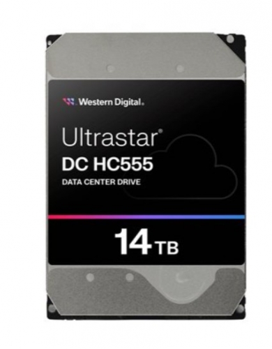 Disco rígido empresarial 14 TB, 3,5", SAS 12 Gb/s, 7200 rpm, 512 MB, CMR/EAMR – Western Digital Ultrastar DC HC555 0B47743