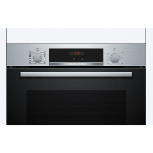 Forno integrável com função vapor BOSCH 60 x 60 cm Inox HQA574ES3 Serie 4 