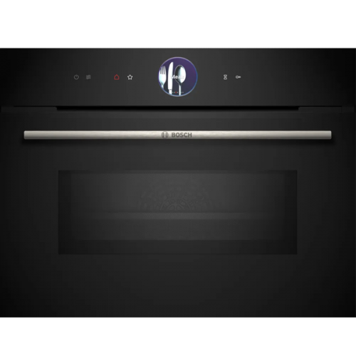 Forno BOSCH compacto integrável com função micro-ondas Serie8 CMG7761B1 60 x 45 cm Preto
