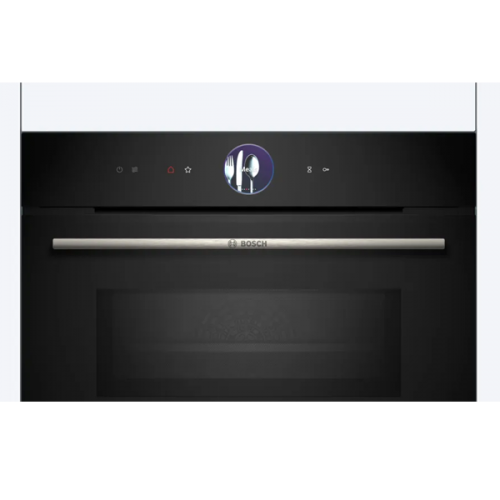 Forno BOSCH compacto integrável com função micro-ondas Serie8 CMG7761B1 60 x 45 cm Preto