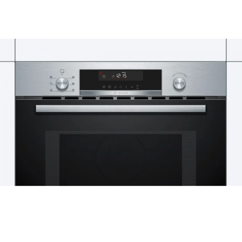 Serie 6 BOSCH Forno Comp, c/Microondas integrável 60 x 45 cm Inox CMA585GS1