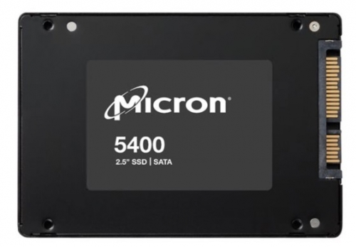 Disco Micron 5400 PRO SSD encriptado 3.84TB interno 2.5" SATA 6Gb/s 256-bits AES, MTFDDAK3T8TGA-1BC16ABYYR