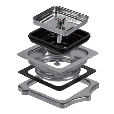 TEKA - Adapt.Triturador p/Válvula Quadrada 8880130