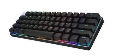 Logitech G PRO X 60 Teclado gaming 60% TKL luz traseira sem fios 2.4 GHz, Bluetooth QWERTY Padrão internacional americano