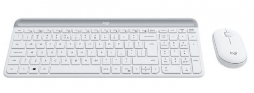 Conjunto de teclado e rato sem fios Logitech Slim Wireless Combo MK470 2.4 GHz Italiano branco sujo, 920-009197