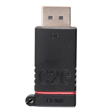 Kit de Anel Adaptador Universal de Áudio e Vídeo C2G 4K UHD com Conectores Coloridos - Preto , 29878