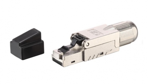 Conectores RJ45 Equip CAT8.1 Blindados – Montagem Sem Ferramentas, 5 Unidades – 121172