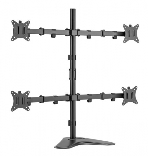 Montagem e Suporte para Monitores 81,3 cm (32") Preto Secretária