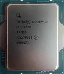Intel Core i3 -14100 - 3.5 GHz - 4 cores - 8 threads - 12 MB cache - FCLGA1700 Socket - OEM