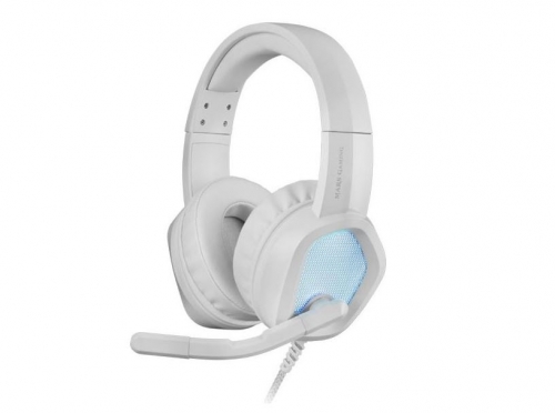 Auscultadores MARS GAMING MH320 RGB HEADPHONES MIC, HIFI, NOISE CANCEL, MULTIPLATFORM, Branco
