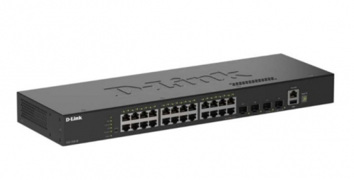 Switch D-Link SmartPro DGS-1530-28 Interruptor inteligente 24 x 10/100/1000 + 4 x 10 Gigabit SFP+ desktop, montável em trilho