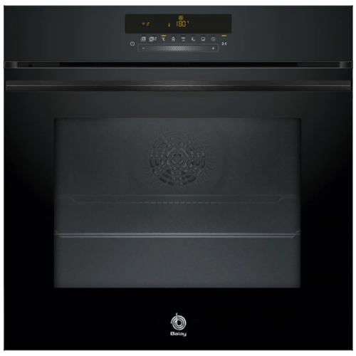 Forno integrável 60 x 60 cm Vidro preto 3HB5879N7 Balay