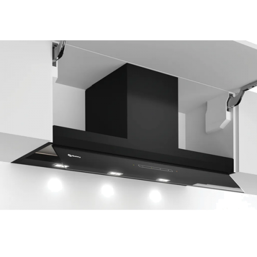 Chaminé com design integrado Balay 3-BD-997-GN 90 cm Vidro preto, Preto