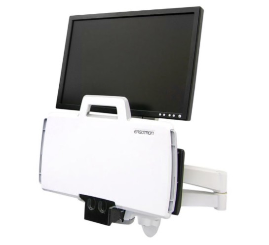 Kit de montagem Ergotron 200 Series braço articulado LCD equipamento PC tela: 24"
