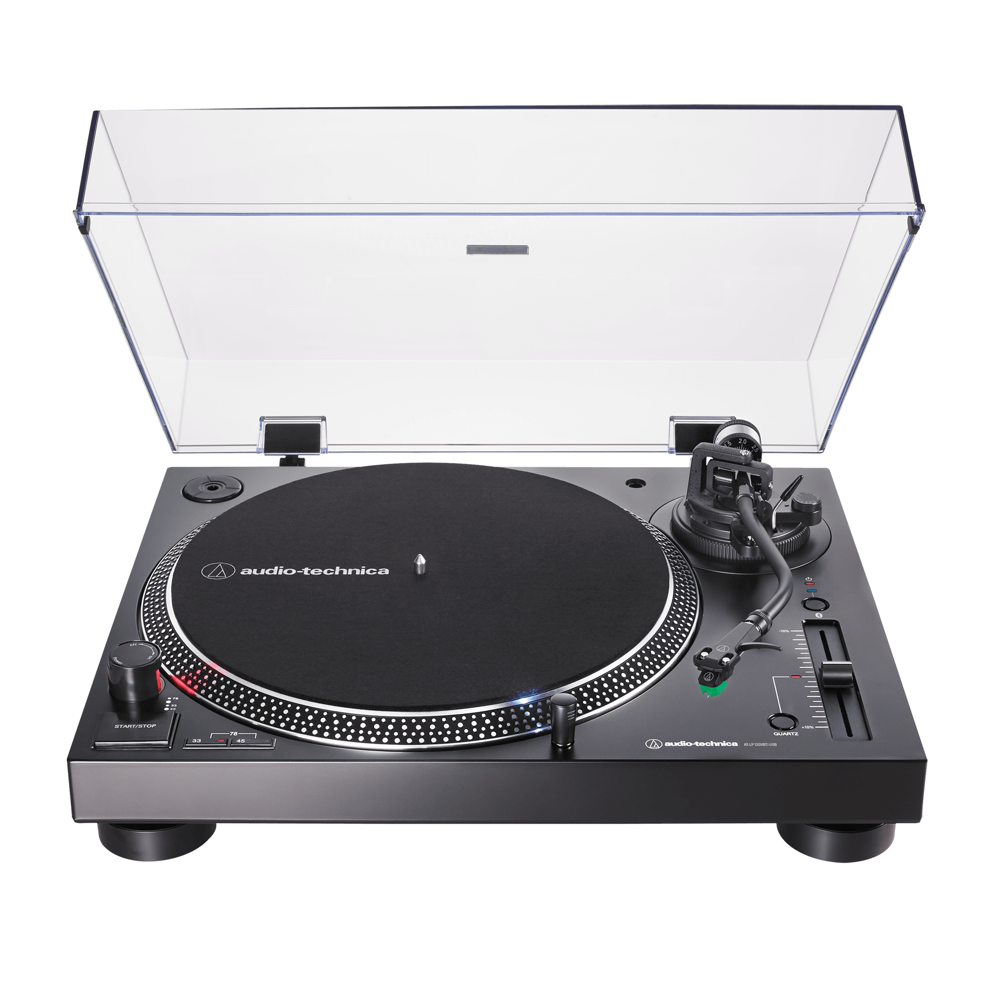Gira-Discos Direct-Drive (analógico, sem fio e USB) Audio-Technica AT-LP120XBTUSBB