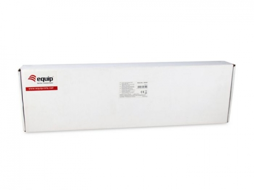 326325 Painel de conexão blindado Cat.6 de 24 portas, cinza claro