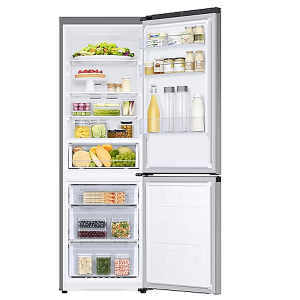 Frigorífico Combinado SAMSUNG - RB34C600ESA/EF Modo Energia IA SmartThings Look Inox 344L