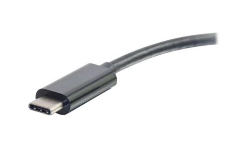 Hub USB-C com Ethernet Gigabit, 3 portas USB 3.0 e USB-C, preto — C2G | CG29747