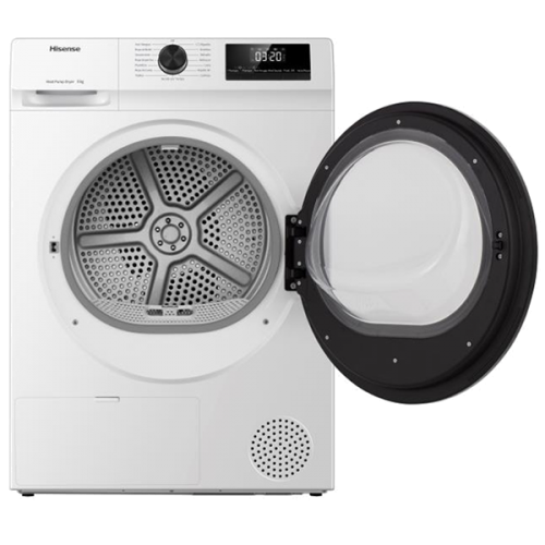 MAQUINA SECAR ROUPA HISENSE DHQE800BW2 BOMBA DE CALOR 8K CLASSE D