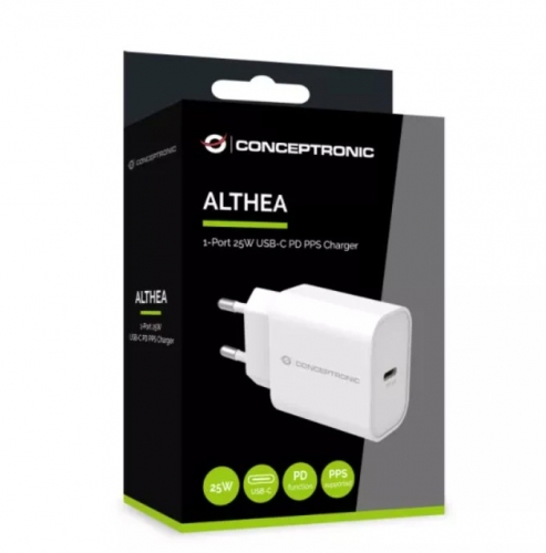 CARREGADOR CONCEPTRONIC ALTHEA10W 1PORT 25W USB-C PD PPS