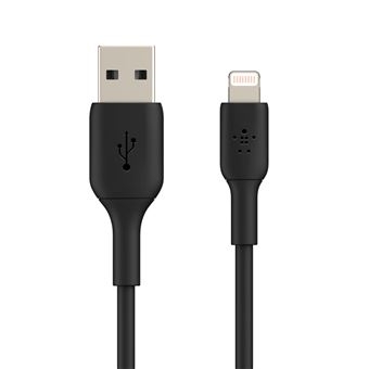 Cabo LIGHTNING TO USB-A 1M (2PK) Preto