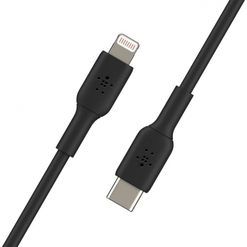 Cabo belkin USB-C para Lightning (1 m / 3,3 pés, preto)