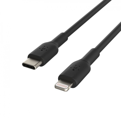 Cabo belkin USB-C para Lightning (1 m / 3,3 pés, preto)
