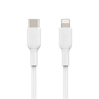 Cabo Lightning Belkin - CAA003BT2MWH - USB-C 2M WH