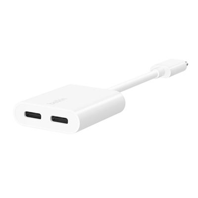 Adaptador de áudio + carregamento USB-C Belkin - F7U081BTWH