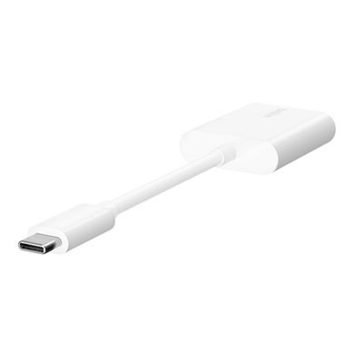 Adaptador de áudio + carregamento USB-C Belkin - F7U081BTWH
