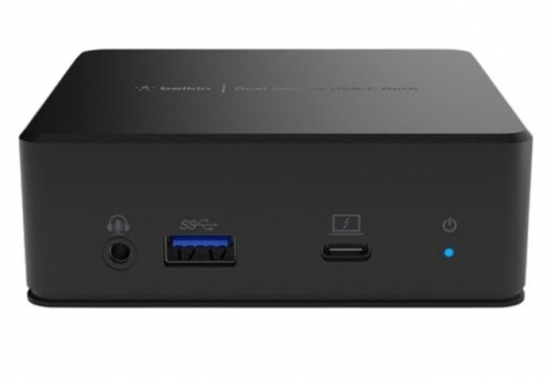 Docking Station Belkin Type-C Multiport 8-em-1 Connect Dual Display Preta