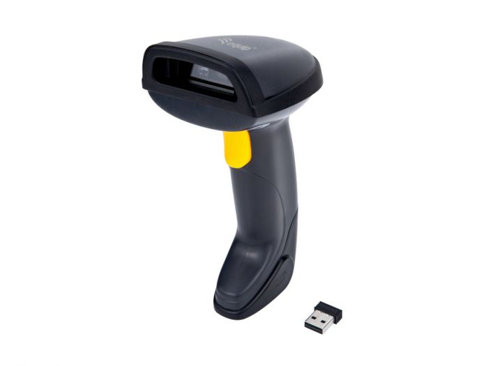 351029 Leitor de código de barras sem fio 2D Dual Mode 2,4 GHz + Bluetooth, com suporte