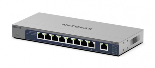 Switch NETGEAR GS108MX sem gestão 8 x 10/100/1000 + 1 x 10Gb Ethernet