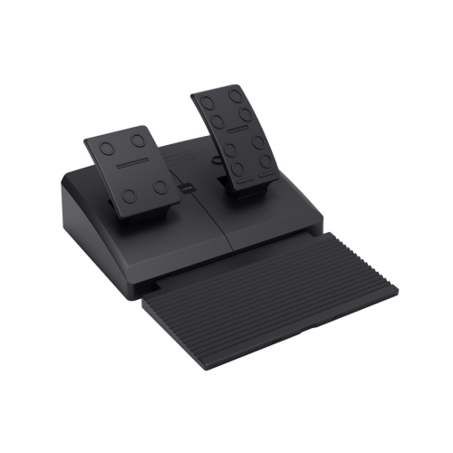 Volante de corrida Trust GXT289 MOVI - com feedback por vibração e pedais para uma experiência realista de corrida - Preto