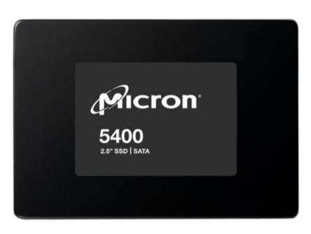 Disco Micron 5400 PRO SSD encriptado 7.68TB 2.5" SATA 6Gb/s 256-bits AES Self-Encrypting Drive (SED), TCG Enterprise SSC