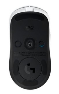 Rato Logitech G PRO 2 gaming destros e canhotos 8 botões sem fios, com cabo 2.4 GHz, USB recetor USB branco