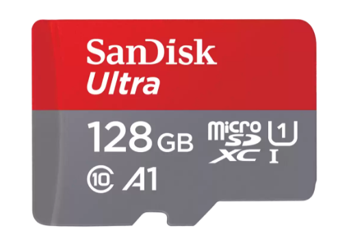 128GB Ultra PLUS microSD 150MBs+SD Adapt , SDSQUBC-128G-GN6MA