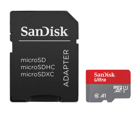 128GB Ultra PLUS microSD 150MBs+SD Adapt , SDSQUBC-128G-GN6MA