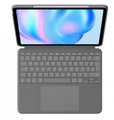 Teclado e pasta de folio com trackpad Apple Smart connector QWERTY Padrão americano Logitech Combo Touch 920-012636