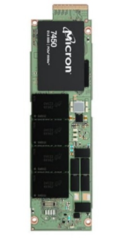 Disco Micron 7450 PRO SSD Empresarial, Leitura Intensiva encriptado 7.68TB interno E1.S 5.9mm PCIe 4.0 x4 (NVMe), MTFDKBZ7T6TFR-1BC15ABYYR
