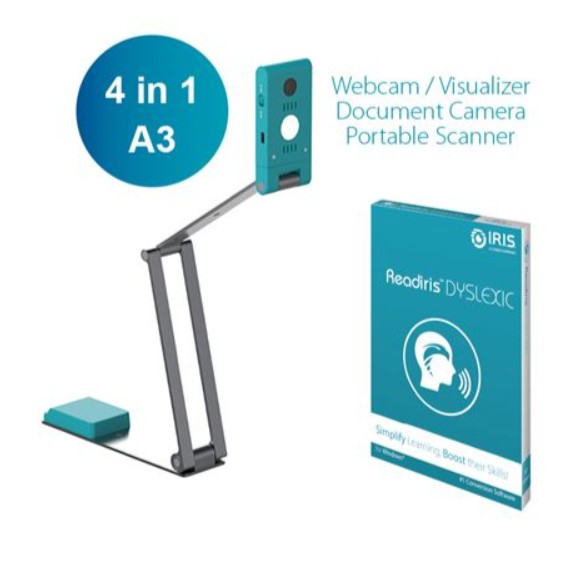 Scanner de Mesa IRIS IRIScan Visualizer 7 Dyslexic